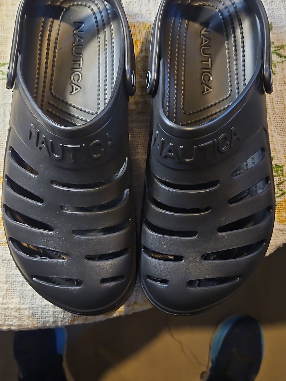Nautica Men's Black Clog Shoes